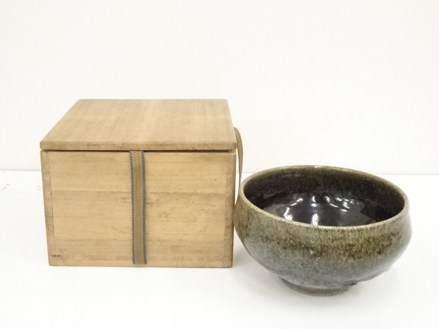 道具 ] - 道具 古物 灰釉茶碗（保護箱） | ネットショップ圭 netshop